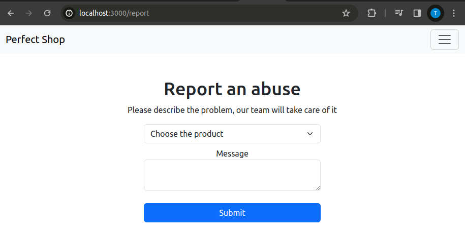 Report page